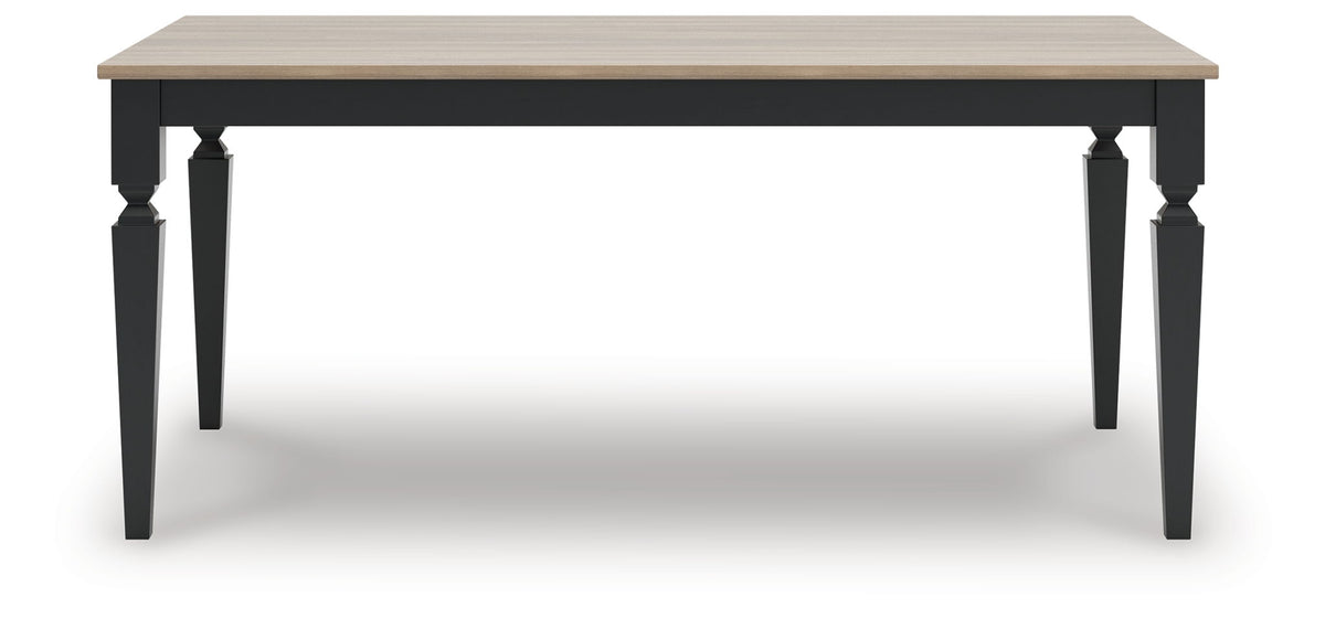 Brenkerton - Rectangular Dining Room Table - Grayish Brown / Black by Ashley – view 2