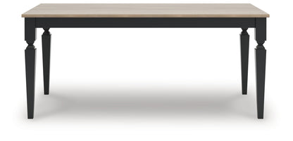 Brenkerton - Rectangular Dining Room Table - Grayish Brown / Black by Ashley – view 2