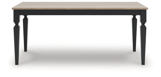 Brenkerton - Rectangular Dining Room Table - Grayish Brown / Black by Ashley – view 2