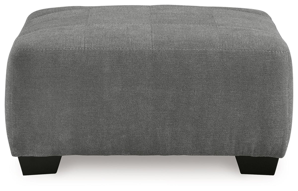 Birkdale Court - Oversized Accent Ottoman - Gray – view 2