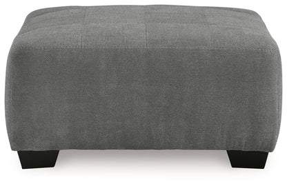 Birkdale Court - Oversized Accent Ottoman - Gray – view 2