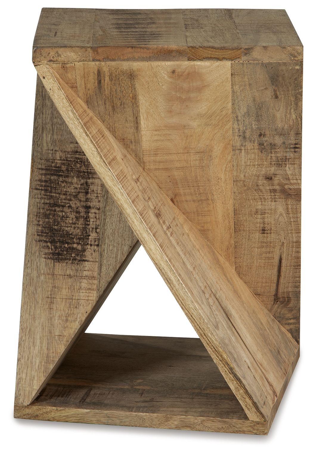 Zalemont - Accent Table - Distressed Brown by Ashley – view 2
