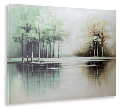 Garlenridge - Wall Art - Green / Tan / White by Ashley – view 2