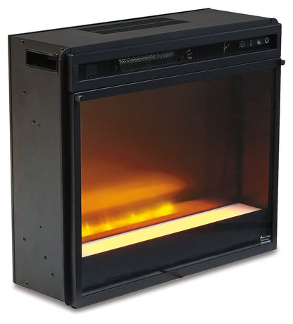 Entertainment Accessories - Fireplace Insert Glass/Stone - Black by Ashley – Fireplace Inserts