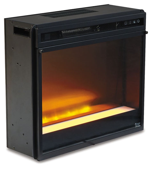 Entertainment Accessories - Fireplace Insert Glass/Stone - Black by Ashley – Fireplace Inserts