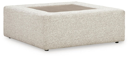 Ashbourne Estate - Oversized Accent Ottoman - Snowstone by Ashley – Accent Ottomans