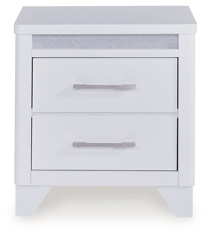 Jarlee - Two Drawer Night Stand - White by Ashley – view 2