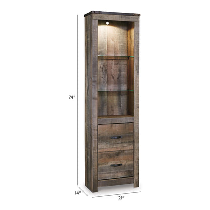 Trinell - Pier - 2-drawers - Brown by Ashley – view 2