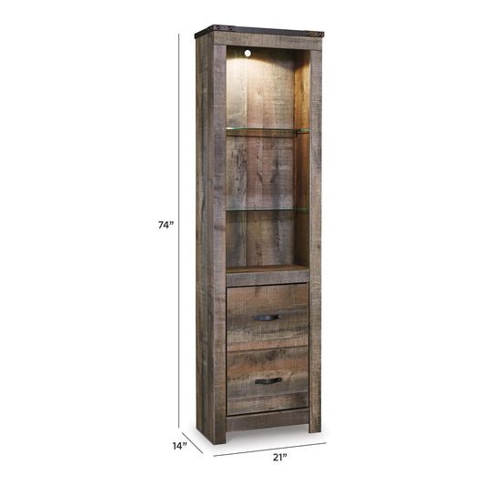 Trinell - Pier - 2-drawers - Brown by Ashley – view 2