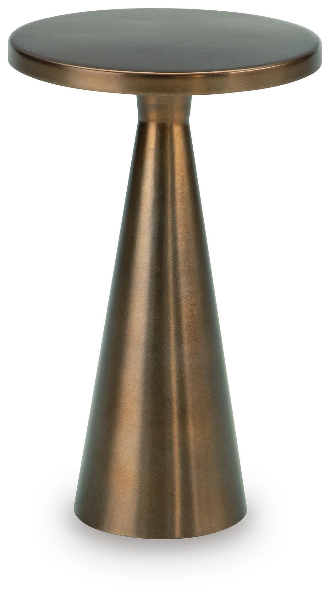 Budington - Accent Table - Light Bronze Finish by Ashley – Accent Tables
