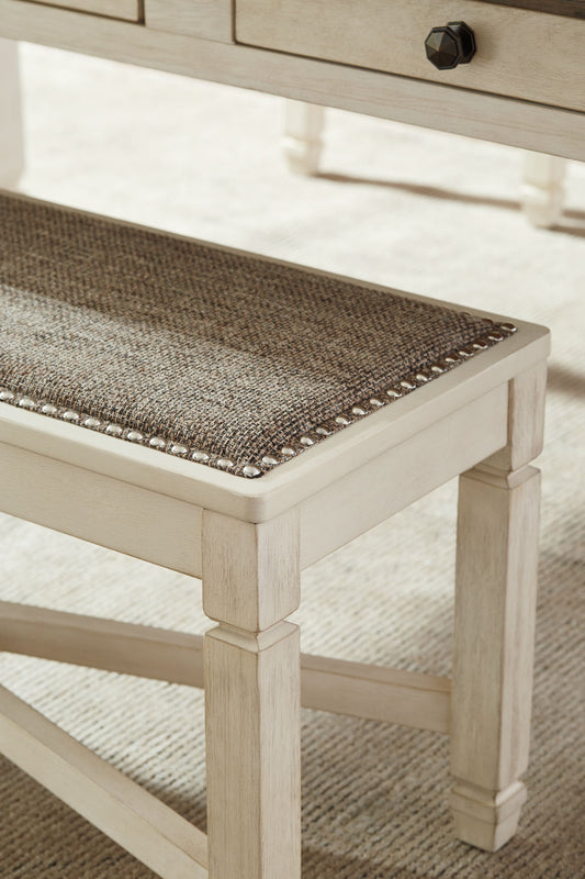 Bolanburg - Large UPH Dining Room Bench - Beige by Ashley – view 2