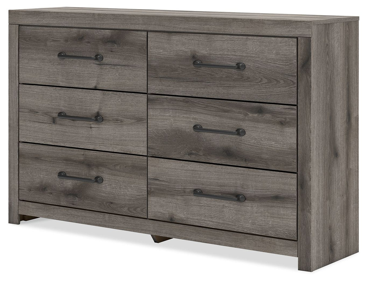 Graystorm - Six Drawer Dresser by Ashley – view 4