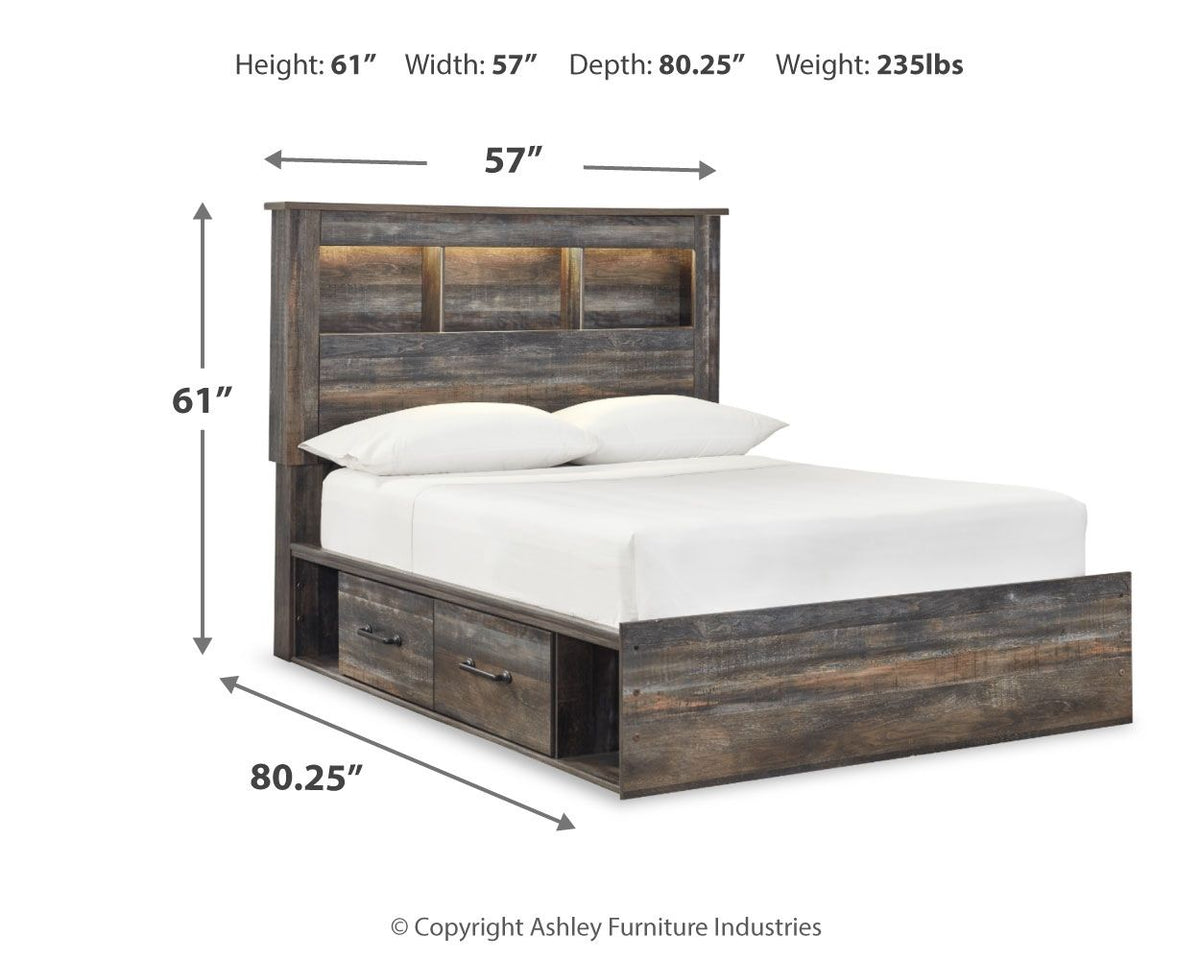 Drystan - Panel Bookcase Bed by Ashley – view 12