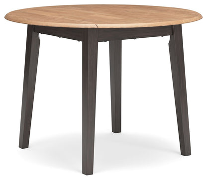Gesthaven - Round Dining Room Drop Leaf Table Set by Ashley – view 8