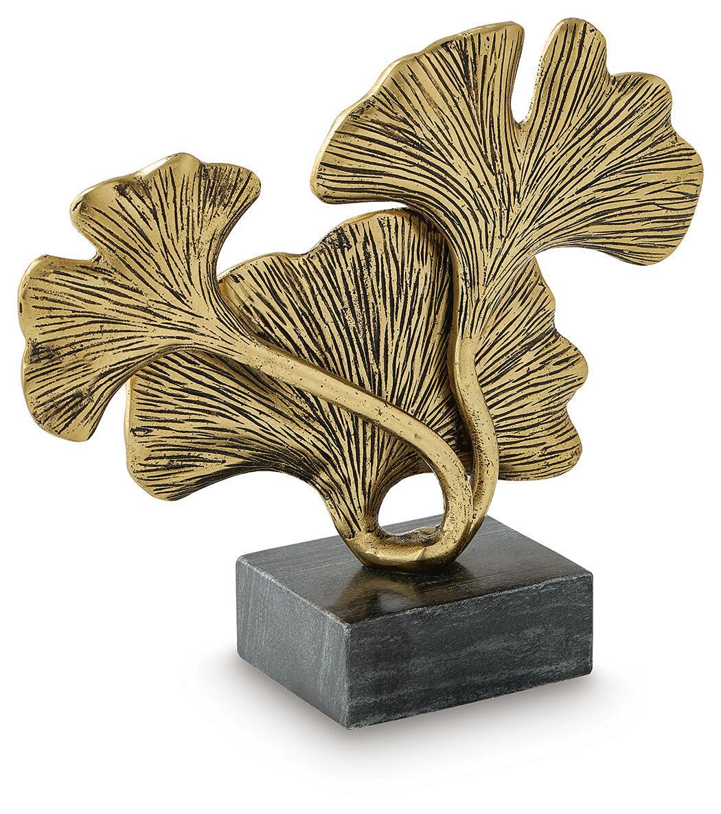 Collridge - Sculpture - Gold Finish / Black by Ashley – Sculptures & Figurines