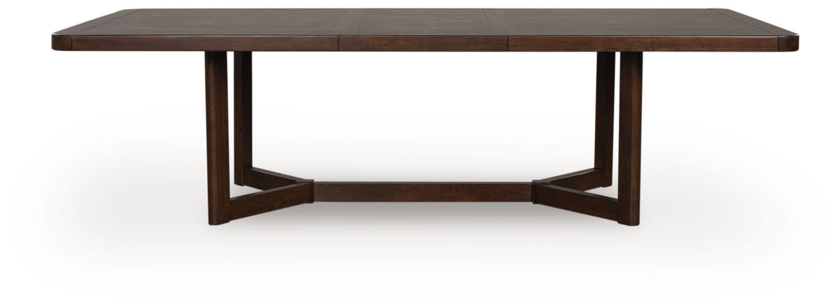 Dilenno - Rectangular Dining Room Extension Table - Dark Brown by Ashley – view 2