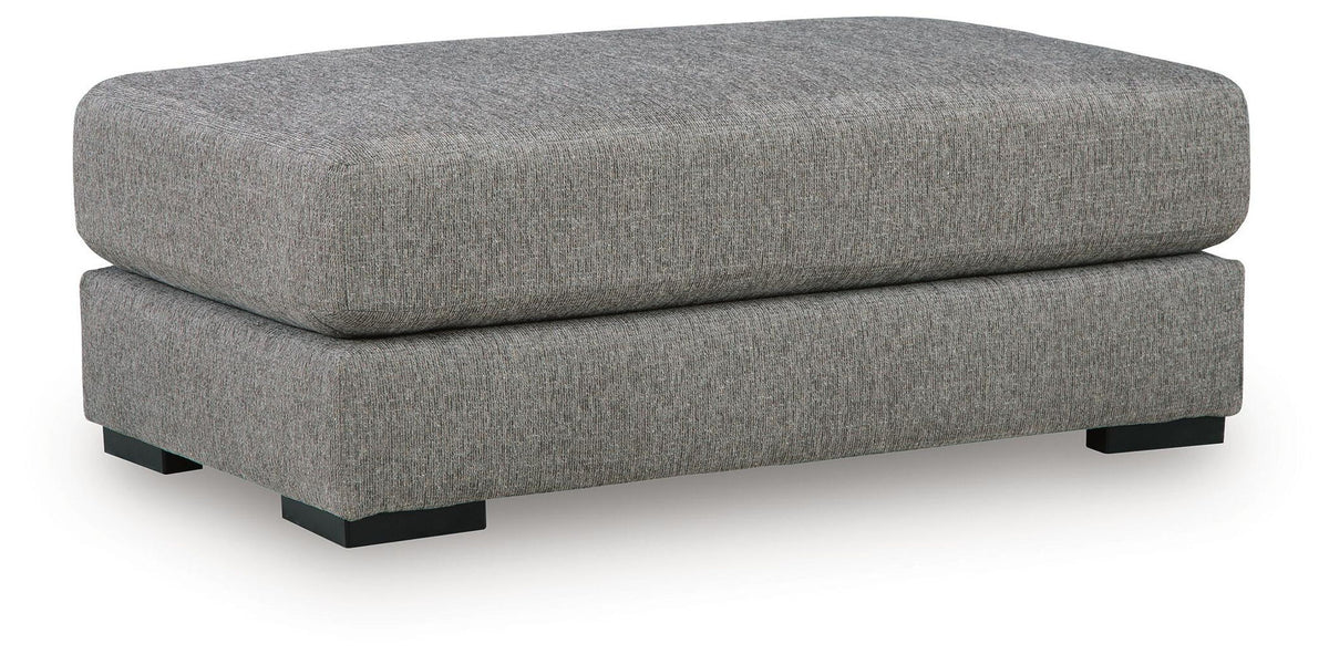 Creston Heights - Oversized Accent Ottoman - Smolder by Ashley – Accent Ottomans