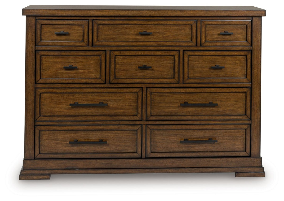 Taffenbrook - Dresser - Medium Brown – view 2