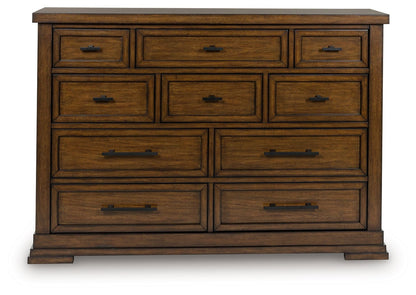 Taffenbrook - Dresser - Medium Brown – view 2