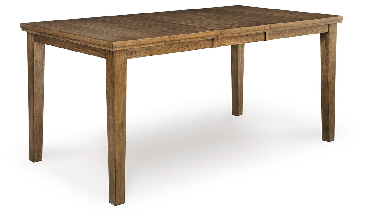 Urbinforte - Counter Height Dining Extension Table - Light Brown by Ashley – Counter Tables