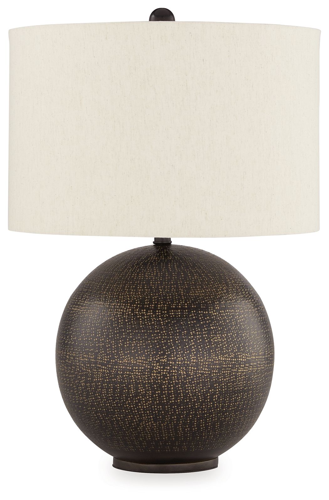 Hambell - Metal Table Lamp - Black / Gold Finish by Ashley – Table Lamps