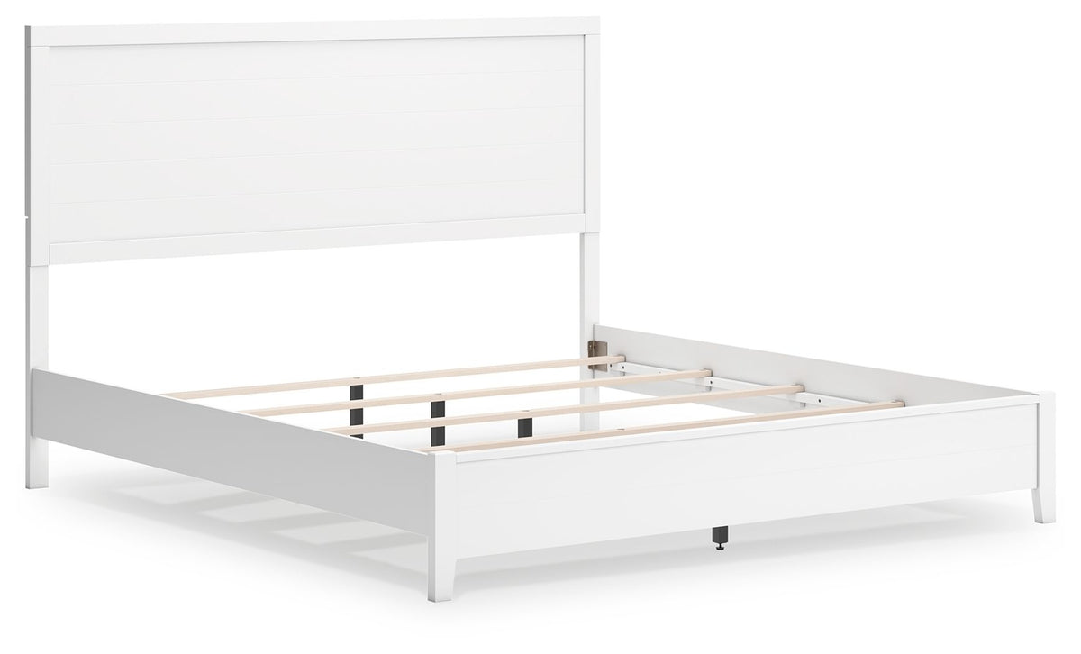 Binterglen - King Panel Bed - White – view 2