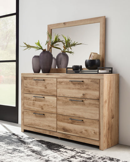 Hyanna - Dresser, Mirror - Tan by Ashley – view 3