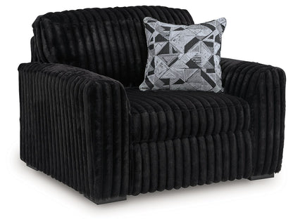 Midnight-Madness - Chair And A Half by Ashley – Arm Chairs