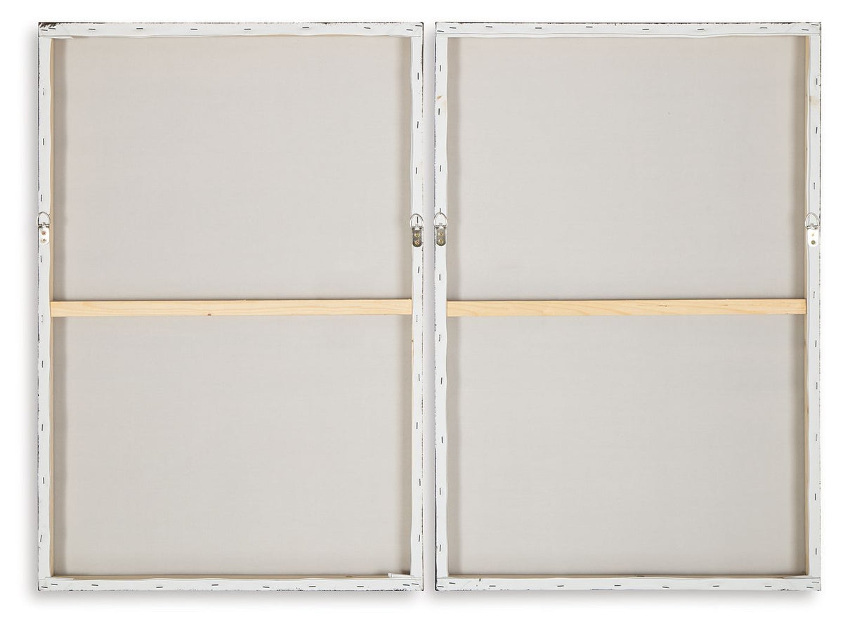 Brockdunn - Wall Art Set (Set of 2) - Tan / Brown by Ashley – view 2