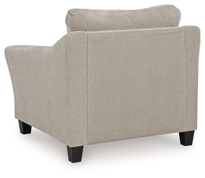 Willarae - 2 Pc. - Chair And A Half, Ottoman - Taupe – view 4