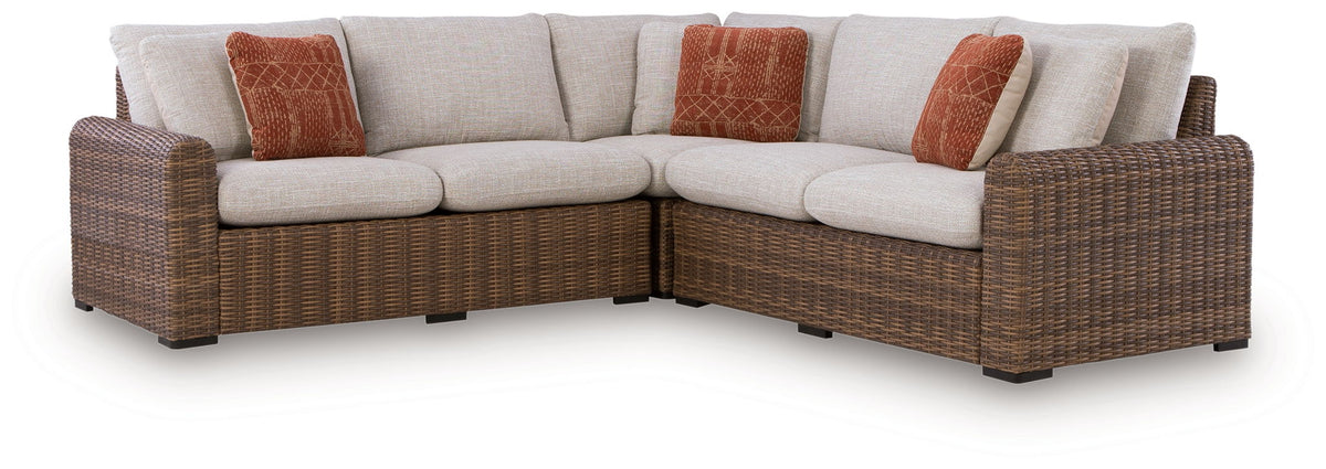 Dolan Creek - Outdoor Sectional by Ashley – Stationary Sectionals