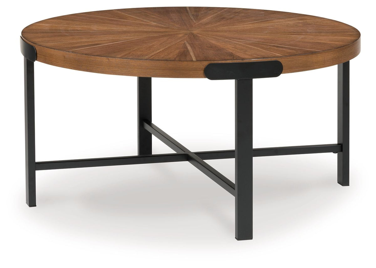 Crosstrail - Occasional Table Set (Set of 3) - Brown by Ashley – view 4