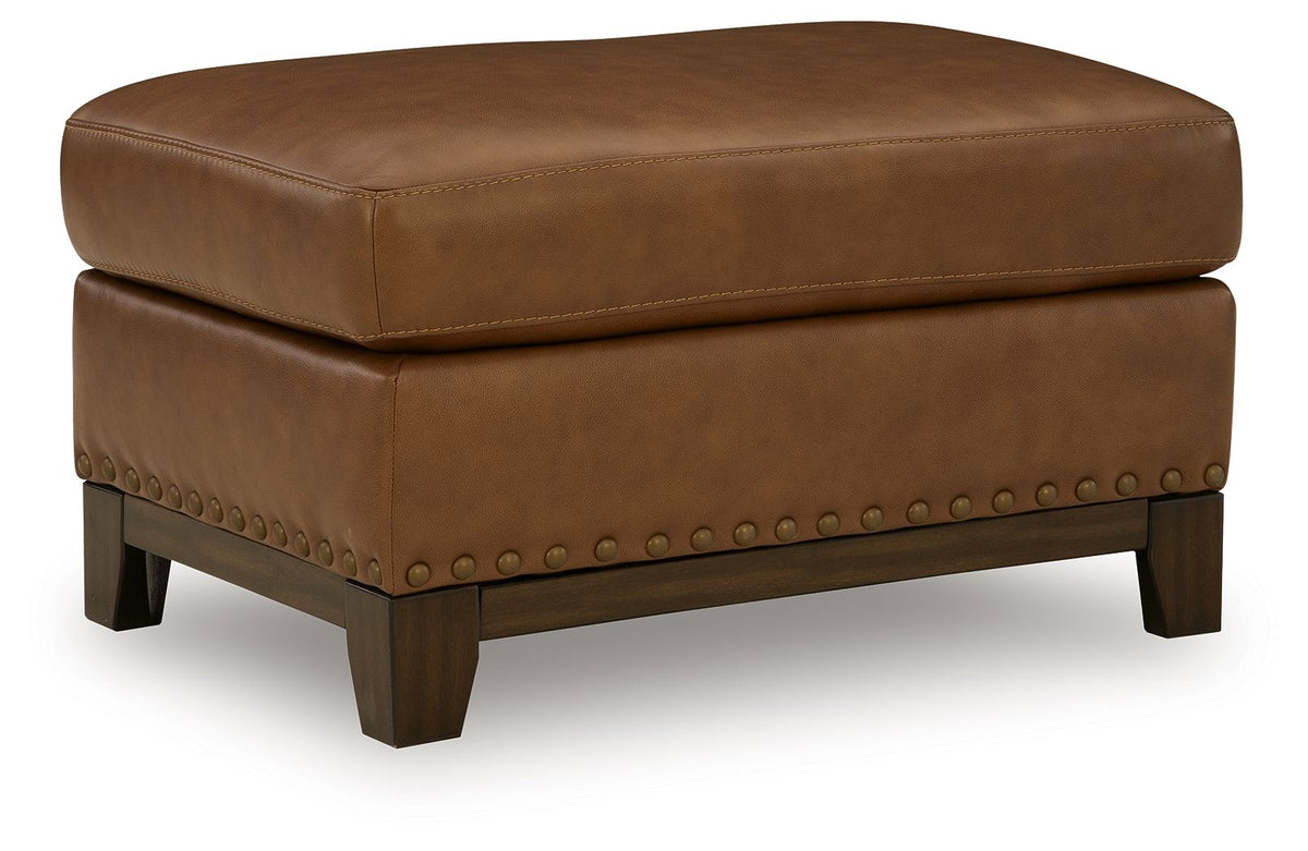 Saonara - Ottoman - Amber by Ashley – Upholstered Ottomans