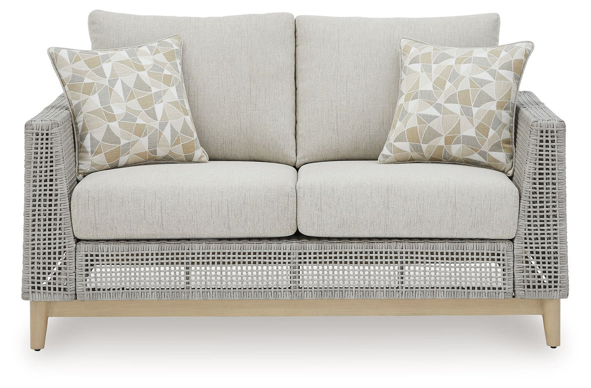 Seton Creek - Loveseat With Cushion - Gray by Ashley – view 3