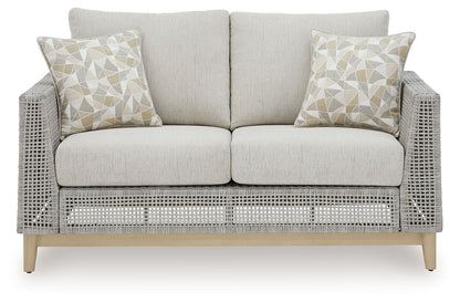 Seton Creek - Loveseat With Cushion - Gray by Ashley – view 3