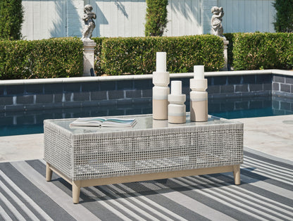 Seton Creek - Rectangular Cocktail Table - Gray by Ashley – view 2