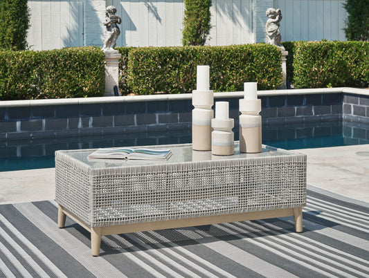 Seton Creek - Rectangular Cocktail Table - Gray by Ashley – view 2