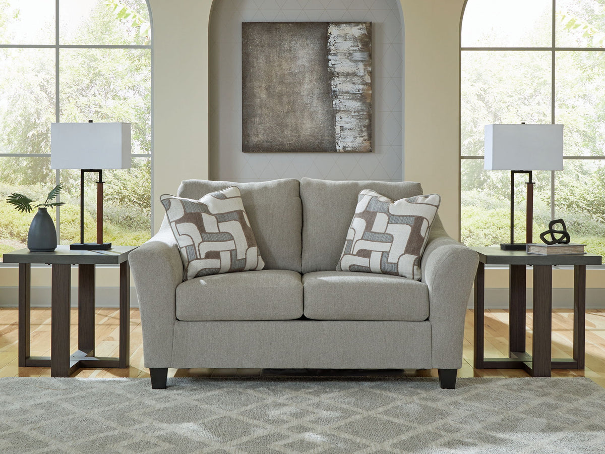 Willarae - Loveseat - Taupe – view 2