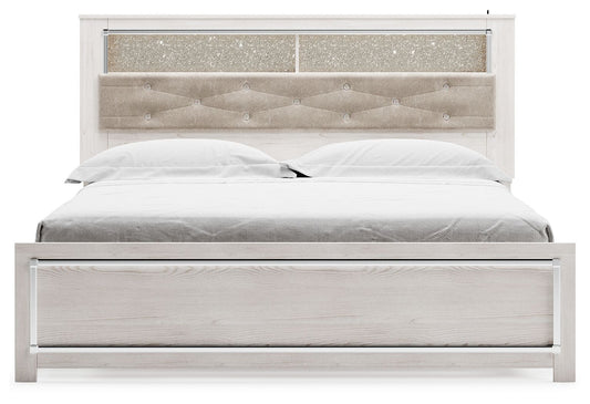 Altyra - King Bookcase Panel Bed - White by Ashley – view 2