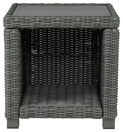 Elite Park - Square End Table - Gray by Ashley – view 2