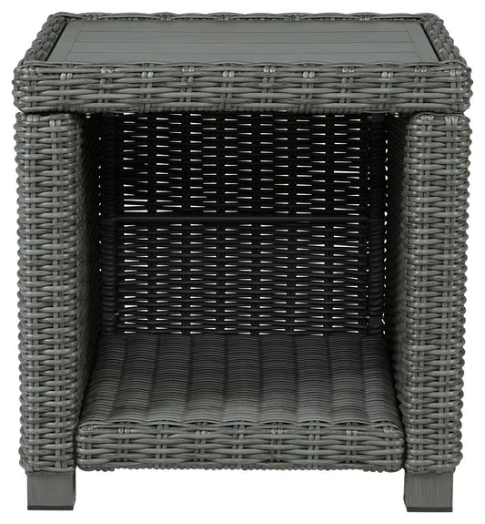 Elite Park - Square End Table - Gray by Ashley – view 2