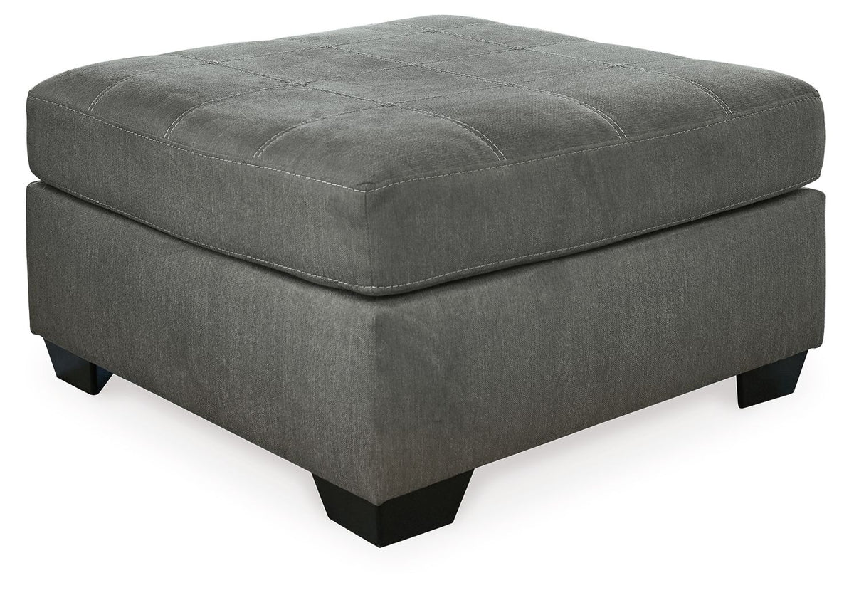 Pitkin - Oversized Accent Ottoman - Slate by Ashley – Upholstered Ottomans