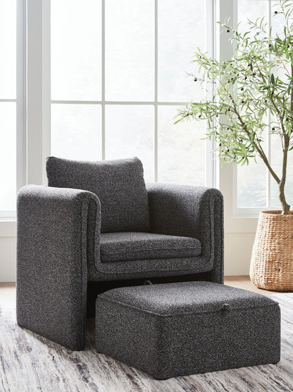 Vreni - Accent Chair - Charcoal / Black by Ashley – view 2