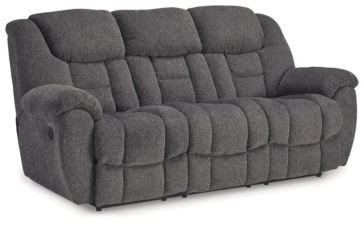 Foreside - Reclining Sofa - Charcoal by Ashley – Reclining Sofas