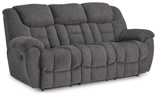 Foreside - Reclining Sofa - Charcoal by Ashley – Reclining Sofas