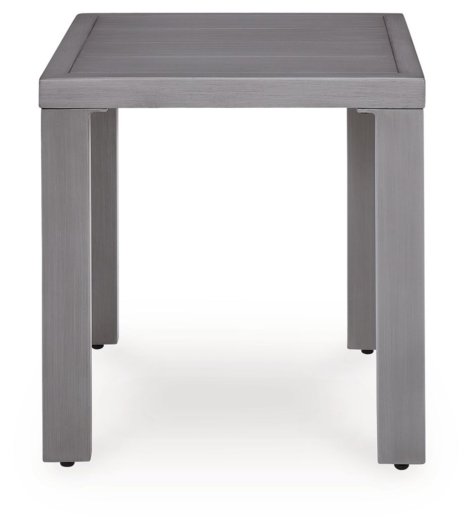 Half Moon Beach - Square End Table - Gray by Ashley – view 3