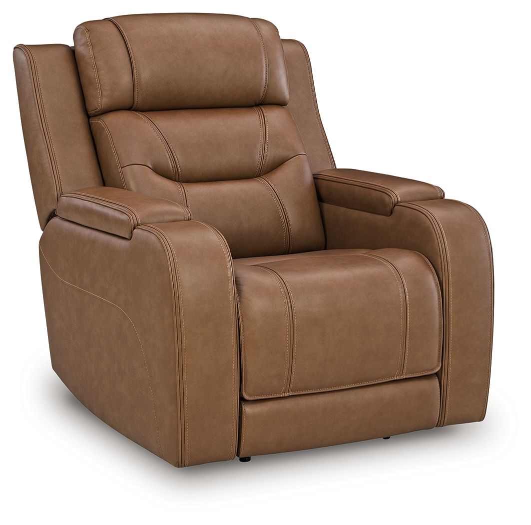 Knightington - Power Recliner With Audio Seating by Ashley – Reclining Chairs