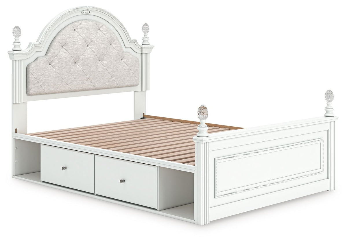 Kozlani - Upholstered Panel Storage Bed by Ashley – view 2