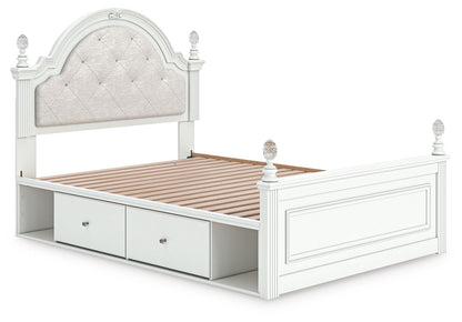 Kozlani - Upholstered Panel Storage Bed by Ashley – view 2