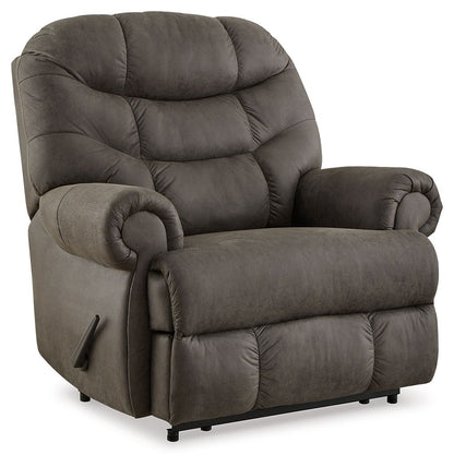 Camera Time - Zero Wall Recliner - Gunmetal by Ashley – Reclining Chairs
